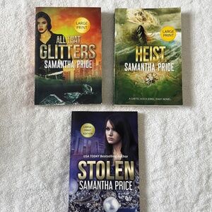 Large Print - bundle of 3 books by Samantha Price